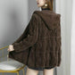 Autumn and Winter Models of Imitation Mink Velvet Fur Coat Loose Mink Fur Coat Women's Hooded Thickening