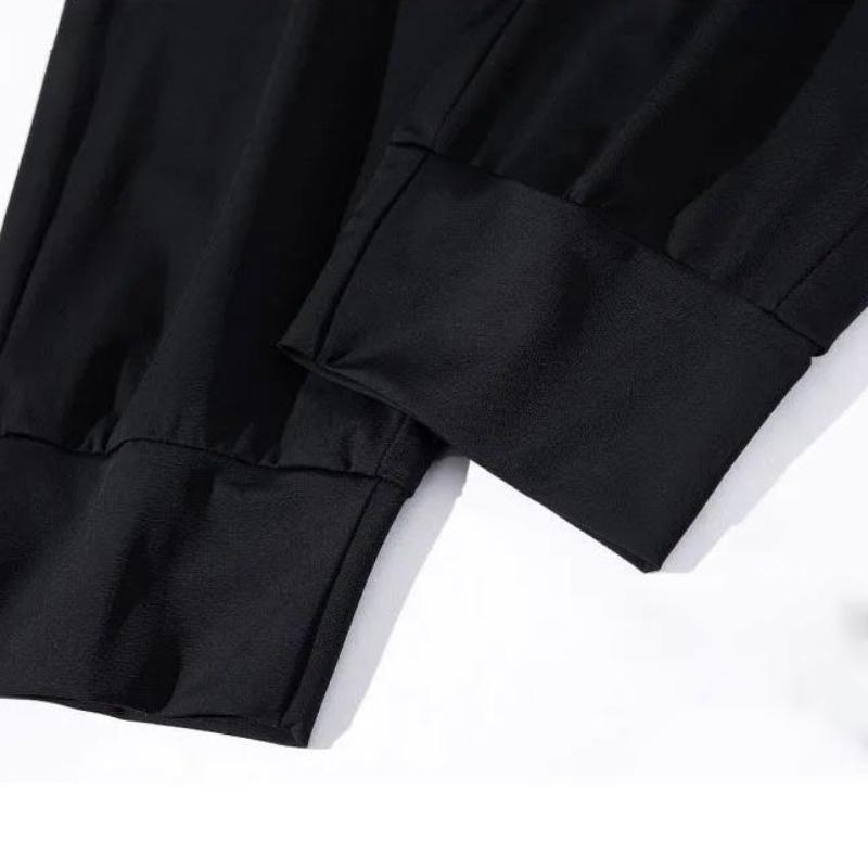 Summer Plus Size Ice Silk Nine-point Casual Pants Women Loose and Thin Sports Harlan Long Pants Female Students