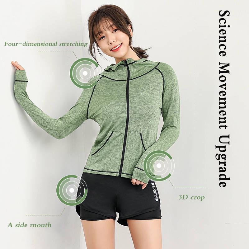 5-piece Women's Sportswear Outdoor Sports Suit Sweat-absorbent and Breathable Fitness Yoga Clothing
