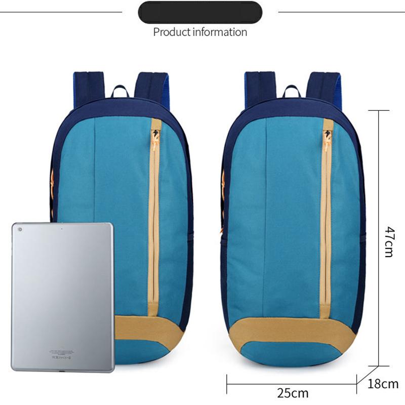 Backpack Men and Women Sports Bag Leisure Outdoor Travel Sports Mountaineering Bag Lightweight Small Backpack