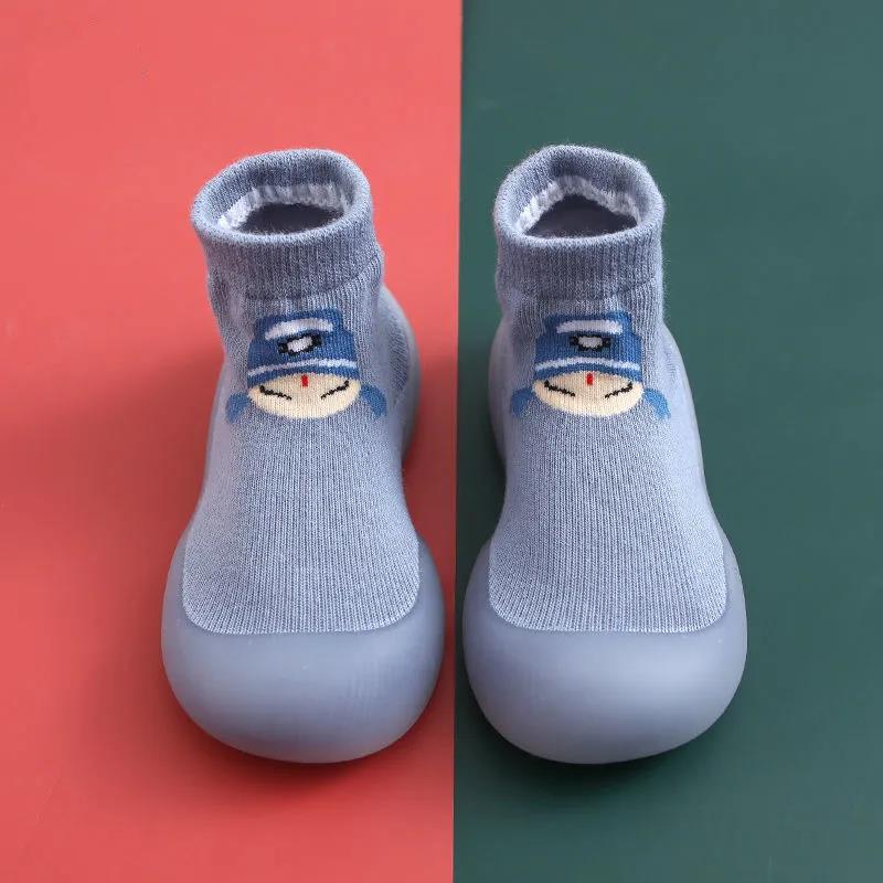 Baby Shoes 0-4 Years Old Children's Socks Shoes Small Infants and Toddlers Indoor Home Soft-soled Non-slip Shoes