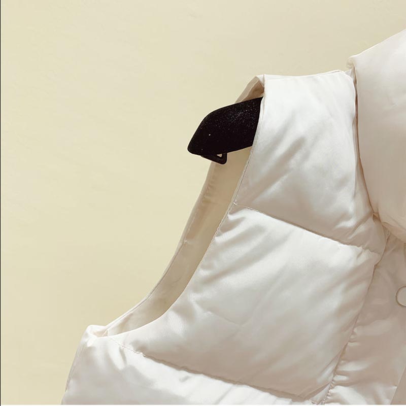 Vest Women's Spring and Autumn Style Down Cotton Warm Large Size Slim Fit All-match Outer Wear