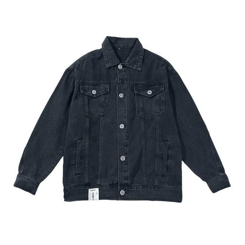 Youth's Comfortable Japanese Wind Denim Jacket Spring and Autumn Casual Jacket Unisex Jacket