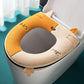 Cartoon Cat Cute Toilet Seat Covers Winter Toilet Seat Mat Soft Thick Warm Toilet Seat Cushion Washable Bathroom Lavatory Pad with Handle
