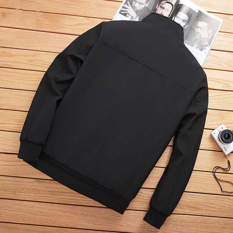 Spring and Autumn Equipment Middle-aged Men's Jacket Thin Leisure Large Code Casual Coat