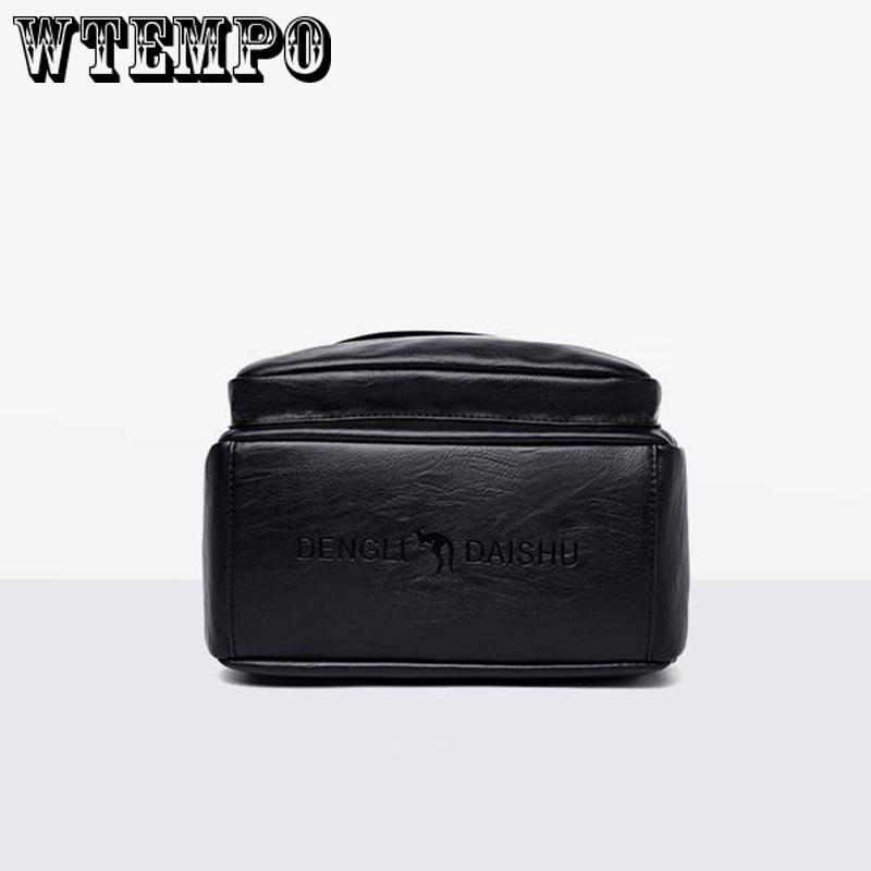 Ladies Leather Backpacks Girls Laptop Bags Everyday Casual Lightweight Travel Bags