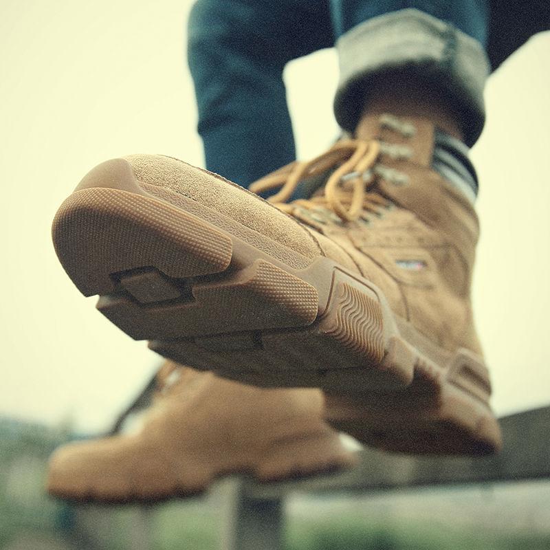 Martin Boots Men's Boots High Top Snow Boots Men's Shoes Autumn and Winter Work Shoes Desert Boots