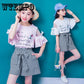 Short Pants Top Fashion Children Girls Summer Sleeveless Tops Short Clothing Sets