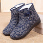 Winter Women's Plus Velvet Warm Soft-soled Cotton Shoes Thickened Non-slip Middle-aged and Elderly Cotton Boots