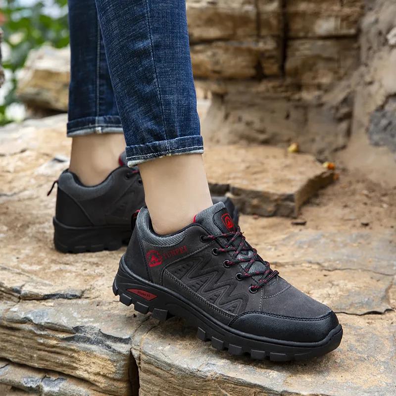 Hiking Shoes Men's Outdoor Sports and Leisure Waterproof Non-slip Breathable Wear-resistant Hiking Shoes