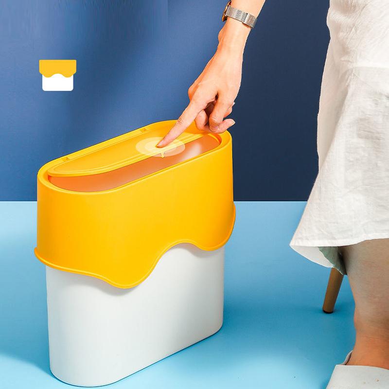 Classification Trash Can Household Press Thickening Living Room Bedroom Kitchen Bathroom Toilet Office Paper Basket Paper Tube