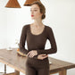 Thermal Underwear Women's Winter Thin Slim Slimming Cotton Sweater Sexy Bottoming Suit