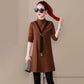 Thin Mid-length Blouse Long-sleeved Solid Color Half Turtleneck T-shirt Slim Round Neck Bottoming Shirt Women