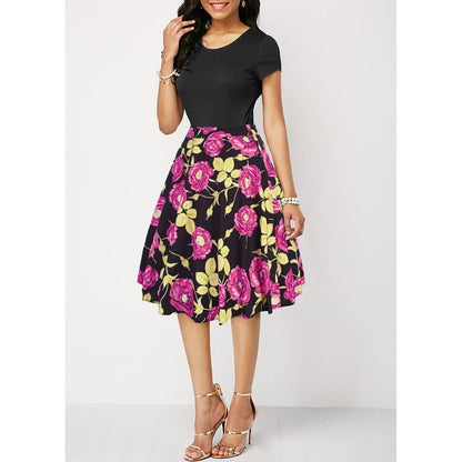 WTEMPO Skirt Large Summer Hight Waist Women Slim Casual Skirt