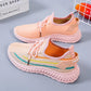 Women's Coconut Shoes Breathable Single Mesh Shoes Non-slip Soft Sole Walking Shoes Casual Sports Shoes