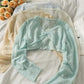 Blouse Women's Knitted Blouse Small Irregular Short Section Knotted Thin Section Summer V-neck Long-sleeved Women’s Tops