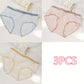 3PCS Cute Girls Underwear Girls Students Cotton Antibacterial Low Waist Panties Japanese Simple Briefs Girl Panty Models