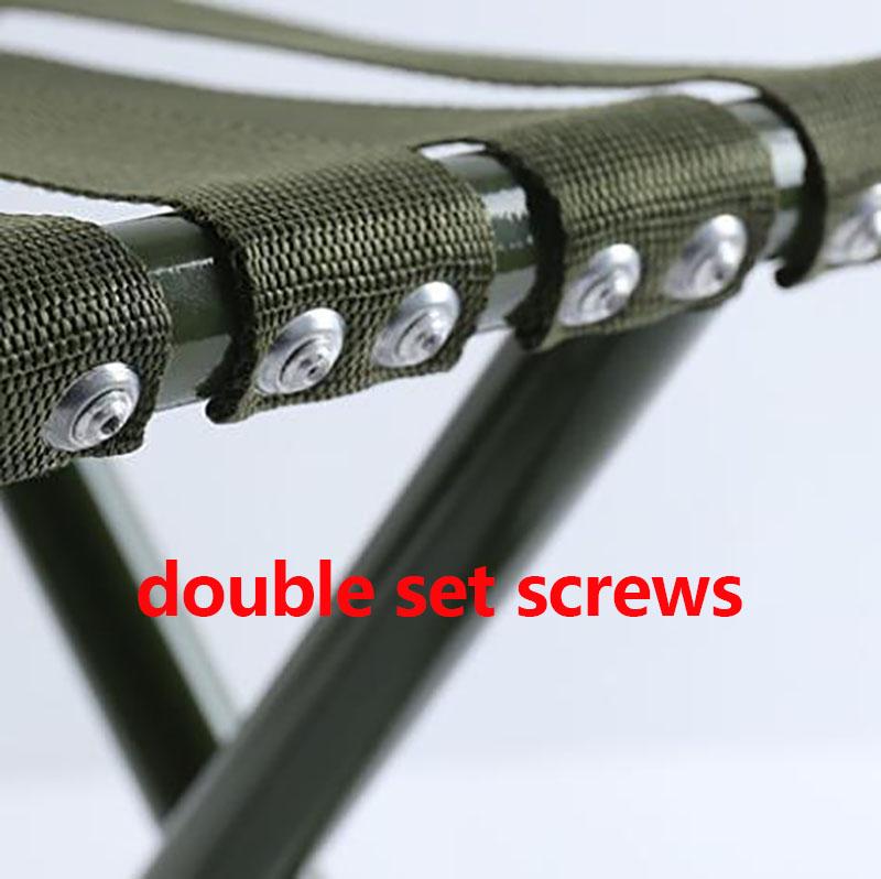 Military Folding Stool Carbon Steel Durable Canvas Chair Fishing Bench Portable Chair Simple Furniture