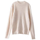 Sweater Women's Half Turtleneck Pullover Knitwear Korean Style Loose Pullover Pure Color Trending Sweater Autumn and Winter Top