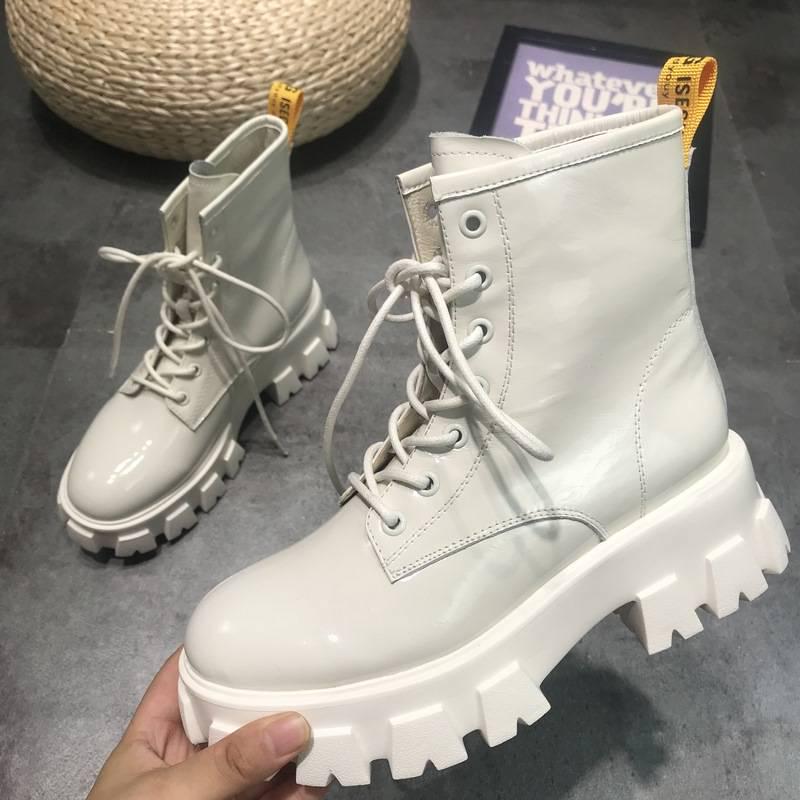 Casual Women Shoes Winter Leather Short Tube Martin Boots Fashion Comfortable Warm Women's Boots