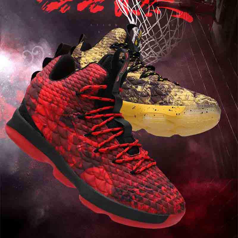 Large size 45 men's basketball shoes breathable sneakers men's shoes basketball ankle boots sneakers