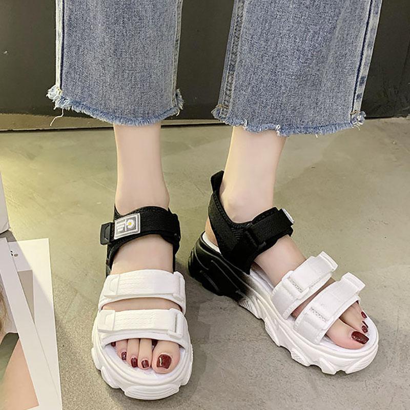 Summer Sandals for Women’s Outer Wear Comfortable Breathable and Thickening Women’s Shoes Flat Bottom Fashion