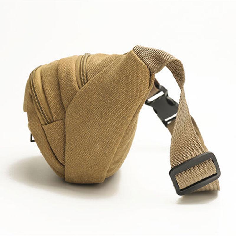 Men's and Women's Waterproof Large-capacity Multi-function Wallet Mobile Phone Pocket Canvas Wear-resistant Outdoor Sports Pocket