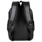 Men Backpack External USB Waterproof Backpack Fashion PU Leather Travel Bag Casual Leather Bookbags