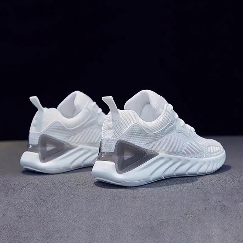 Shoes Female Students Korean Version of All-match Women's Shoes Sports Shoes Women Ins Casual Comfortable Running Shoes Pink White Shoes Women