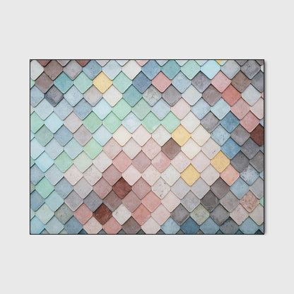 Household Carpet Fashion Modern Japanese and Korean Girl Sweet Macarons Color Carpet Living Room Bedroom Kitchen Bedside Carpet Floor Mats