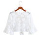 1 PCS Lace Cardigan Women Sun Protection Summer Short Solid Color Thin Shawl