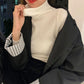 Turtleneck Sweaters Women Autumn Winter High Neck Pullover Sweaters Knitted Jumpers Solid Casual Slim Long Sleeve Basic Tops