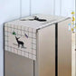 Refrigerator Dust and Oil Cover Cloth Refrigerator Cover Dust Cover Home Decoration Refrigerator Hanging Bag