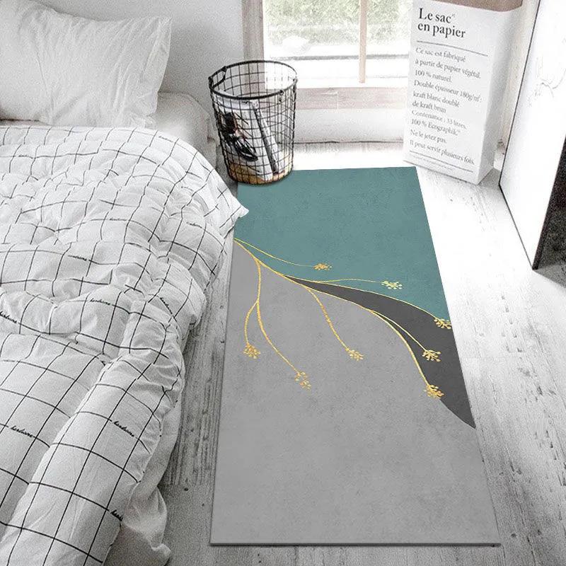 Nordic Style Bedroom Bedside Carpet Non-slip and Dirt-resistant Room Full Carpet Household
