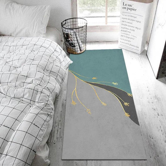 Nordic Style Bedroom Bedside Carpet Non-slip and Dirt-resistant Room Full Carpet Household