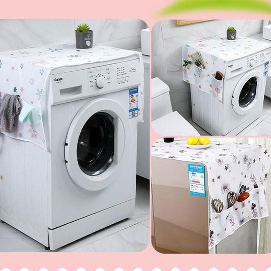 Creative PEVA Refrigerator Organizer Household Washing Machine Cover Dust Cover Waterproof Fridge Covers Kitchen Products