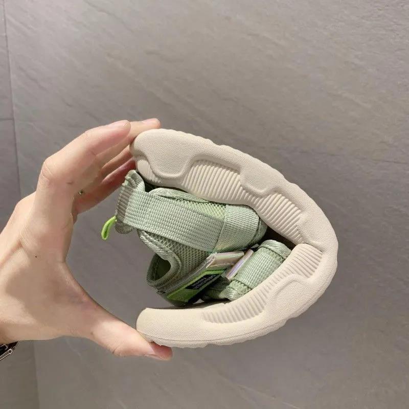 Sandals Women's Summer All-match Soft-soled Fashion Casual Beach Shoes Flat Platform Non-slip Women's Shoes
