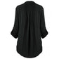 Women's Ethnic Blouse Loose Long Sleeve Cotton Lace Panel Plus Size Women's Top 6 Colors Size 8