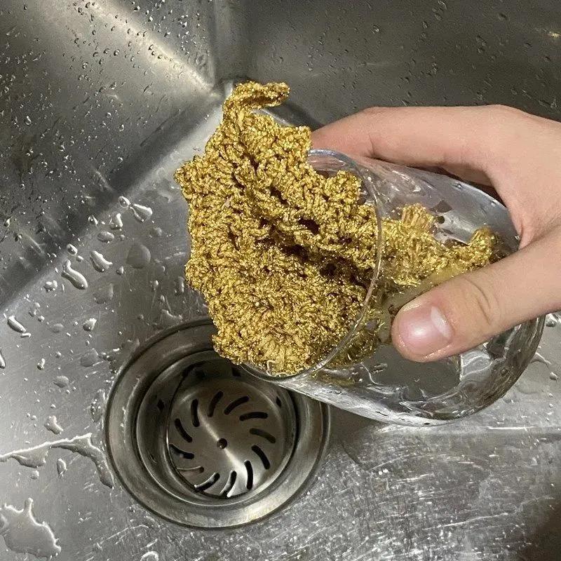 Dish Towels and Dish Cloths Do Not Stick To Oil Scouring Pads for The Kitchen