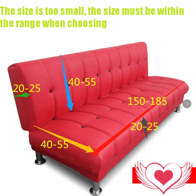 All-inclusive Universal Sofa Cover Without Armrests Foldable Sofa Bed Cover Two-seat Sofa Cover Full Cover Sofa Cushion Elastic Universal