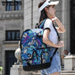 Backpack Student School Bag Fashion Backpack Summer Travel Backpack Canvas Male Middle School Student School Bag Large-capacity Backpack