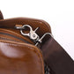 Business Briefcase Men Leather Large Capacity Zipper Crossbody Bags Shoulder Waterproof Computer Bag