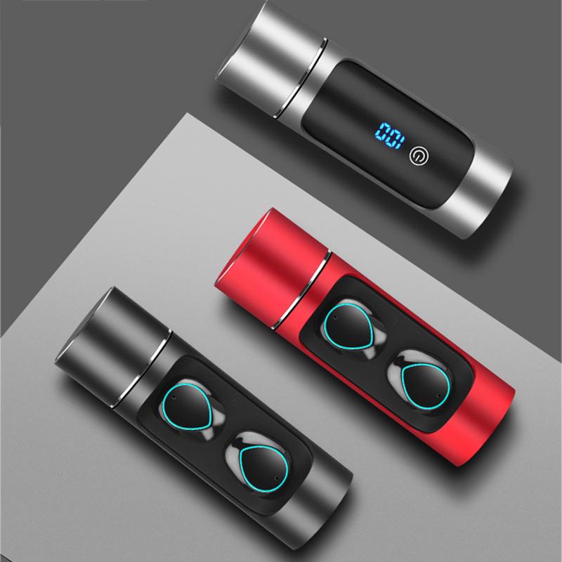 Waterproof 5.0 Earphones Bluetooth Mini HIFI TWS Earbuds Wireless Headphones Noise Reduction Headset