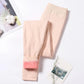 Warm Pants Women's Long-length Trousers Cotton Trousers Thickening and Velvet Slimming In Autumn and Winter High-waisted  Bottoming Cotton Wool Pants