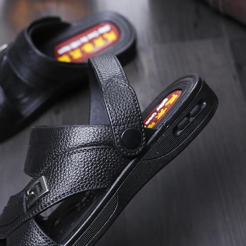 Vietnamese Rubber Men's Sandals and Slippers Korean Non-slip Casual Shoes Summer Comfortable Men's Sandals