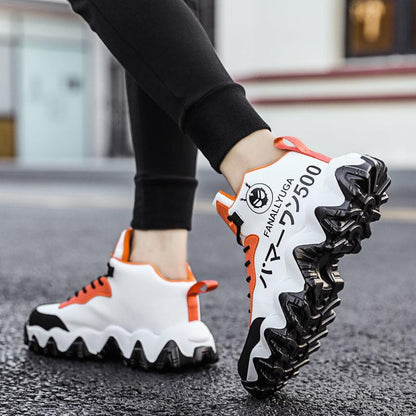 Men's High Top Shoes All-match Fashion Trend Shoes Spring and Summer Outdoor Leisure Sports Shoes