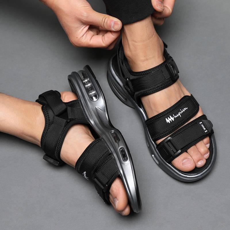 Mens Sandals Beach Slippers Shoes Casual Men Summer Sandals High Quality Air Cushion Beach Sandals