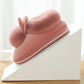 Winter Cotton Slippers Women's Bags and Indoor Home Couples Non-slip Thick Bottom Hair Slippers Men