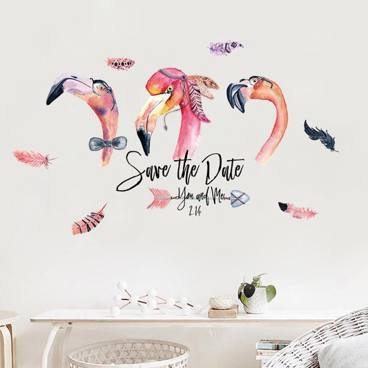 Appointed days art wall stickers bedroom living room study TV sofa background decorative stickers