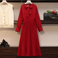 2 Pieces Ladies Dress Suit Spring and Autumn Long Sleeve Mid-length Casual Vacation Office Home